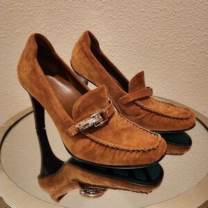 Kenneth Cole New York Brown Broadway Shoes Size 9 Genuine Suede Leather